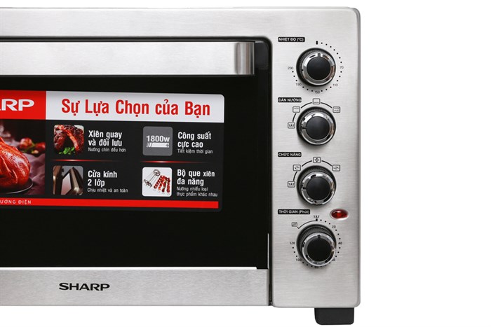 Lò nướng thùng Sharp 1800W EO-A384RCSV-ST 38 lít — ảnh 4