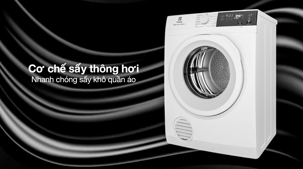 Cơ chế sấy - Máy sấy thông hơi Electrolux UltimateCare 9 kg EDV904H3WC