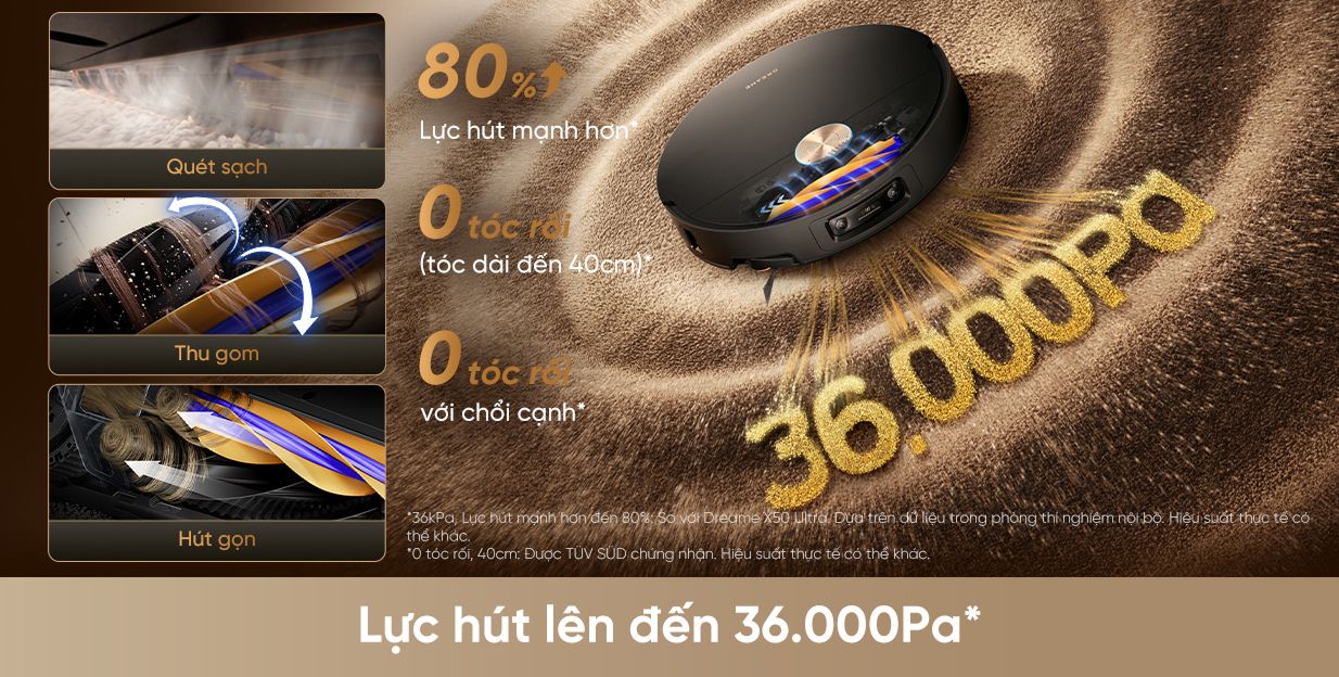 Robot hút bụi lau nhà Dreame X60 Ultra — ảnh 6