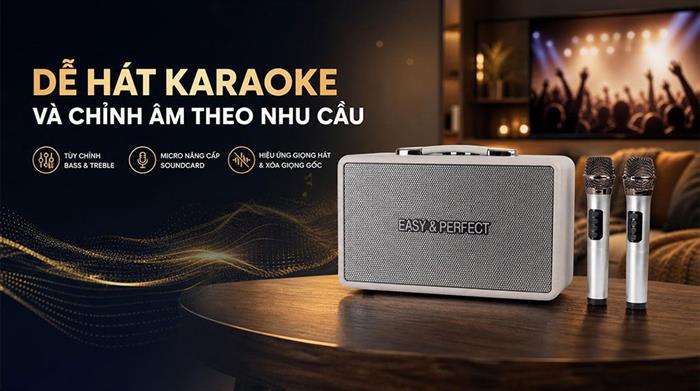 Loa karaoke xách tay Easy Perfect EP-4205 Plus Mẫu — ảnh 2