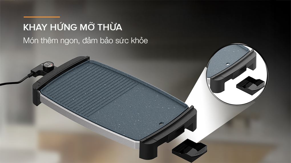 Khay hứng dầu - Bếp nướng điện Sunhouse SHD4612