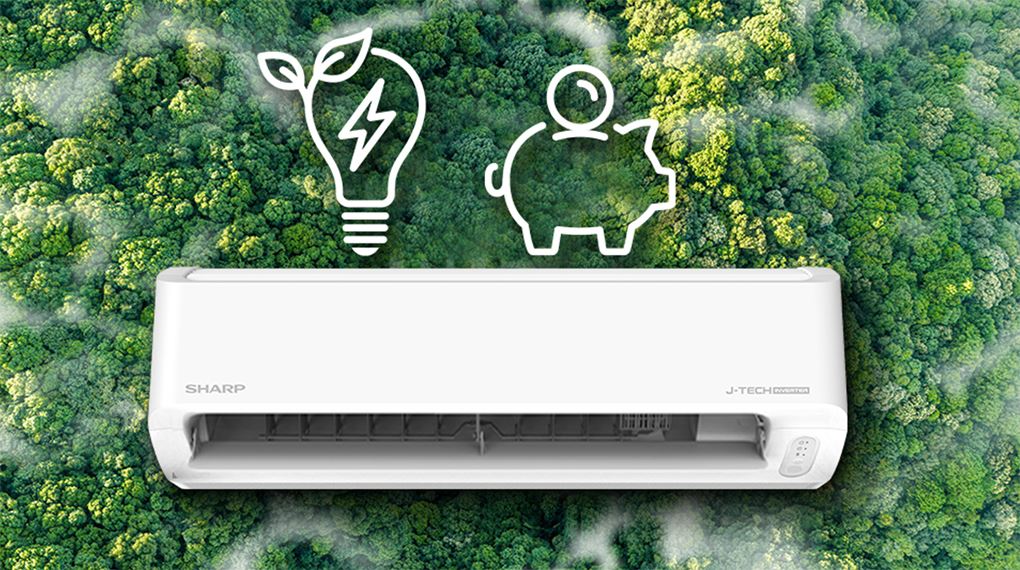 Watt Fit - Máy lạnh Sharp Inverter 1 HP AH-X10DEW