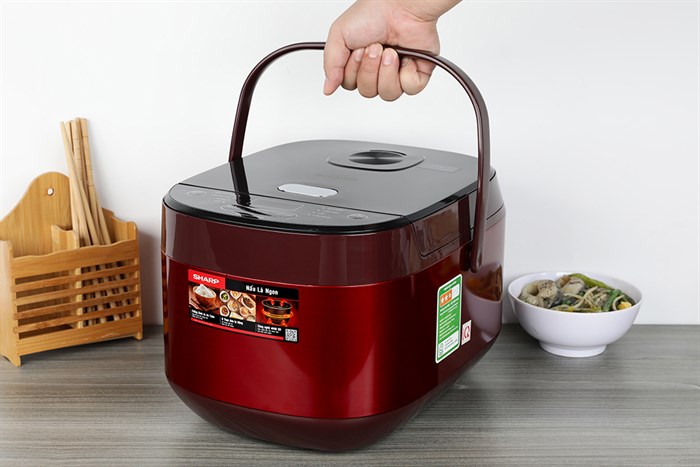 Nồi cơm điện tử Sharp 1.8 lít KS-COM194EV-RD — ảnh 10