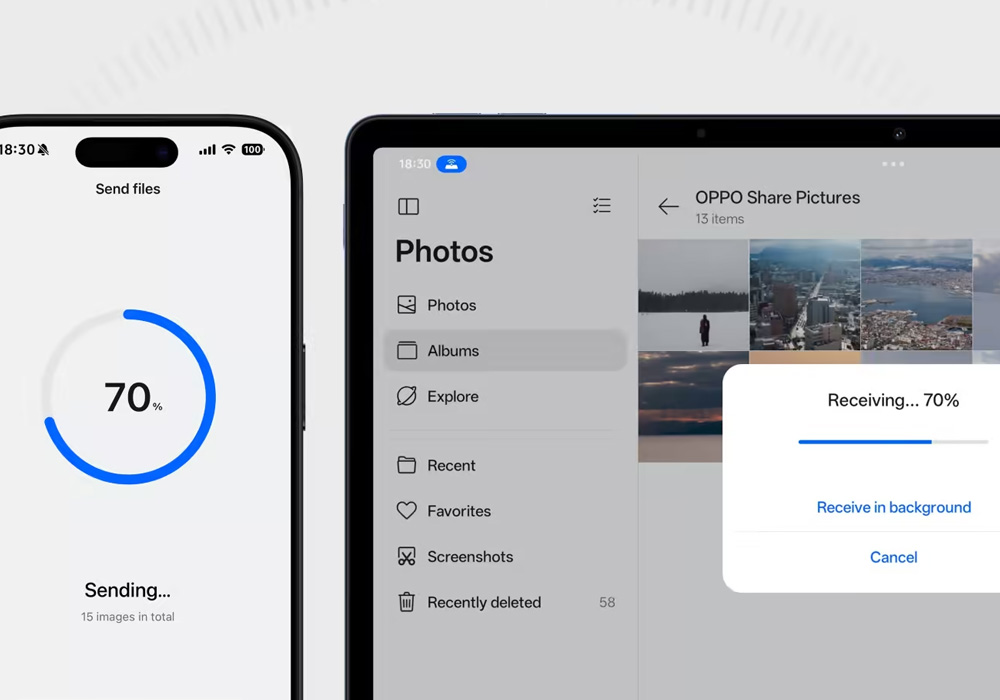 Chia sẻ tệp thỏa thích trên OPPO Pad SE Wifi