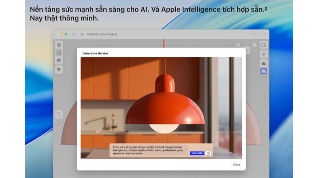 MacBook Pro hỗ trợ các tính năng thông minh giúp viết, tóm tắt và xử lý công việc nhanh hơn, nâng cao hiệu quả sử dụng