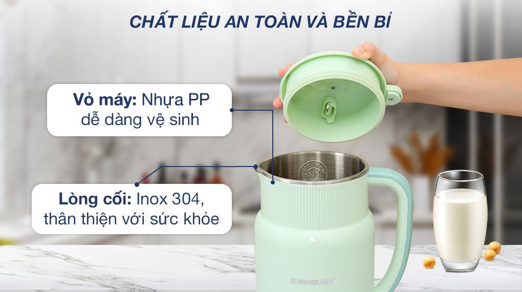 Vỏ máy - Máy làm sữa hạt đa năng Sunhouse SHD5260