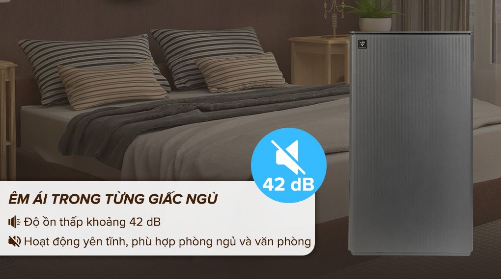 Máy hút ẩm Sharp DW-T30FV-H - Độ ồn