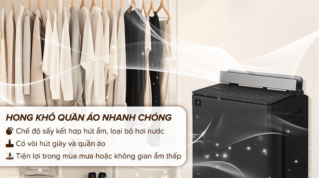 Máy hút ẩm Sharp DW-T30FV-H - Phụ kiện đi kèm