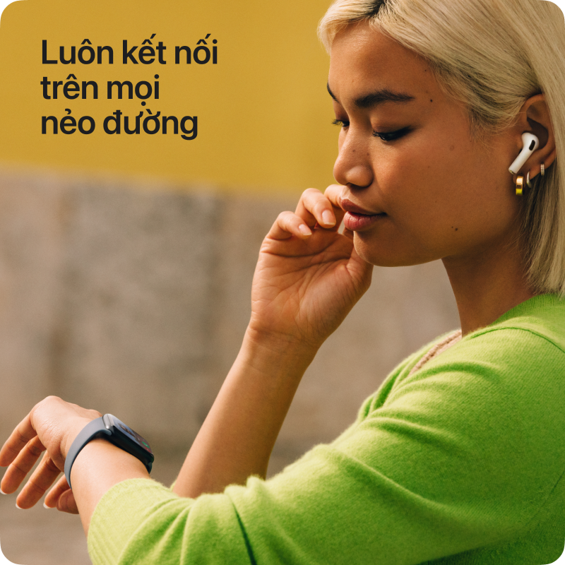 Apple Watch SE 3 GPS 44mm Viền nhôm Ánh sao Dây cao su Ánh sao S/M — ảnh 4