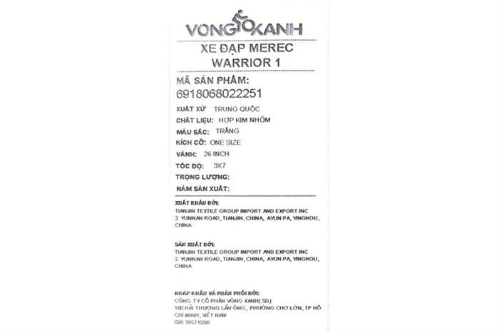 Merec WARRIOR 1 26 inch — ảnh 5
