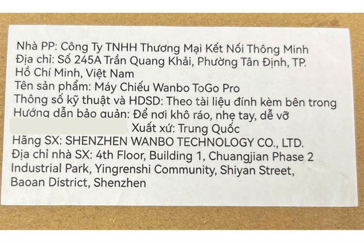 Máy chiếu Wanbo Full HD Togo Pro — ảnh 6