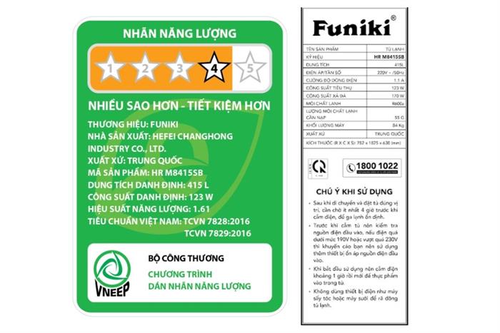Funiki Inverter 415 lít HR M8415SB — ảnh 7