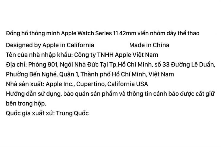 Apple Watch Series 11 GPS 42mm viền nhôm dây thể thao — ảnh 10