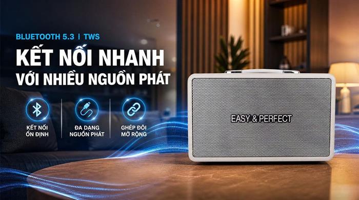 Loa karaoke xách tay Easy Perfect EP-4205 Plus Mẫu — ảnh 4