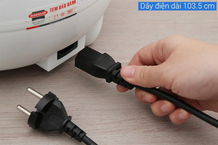 Nồi cơm nắp gài Sunhouse 1.2 lít SHD8217W — ảnh 10