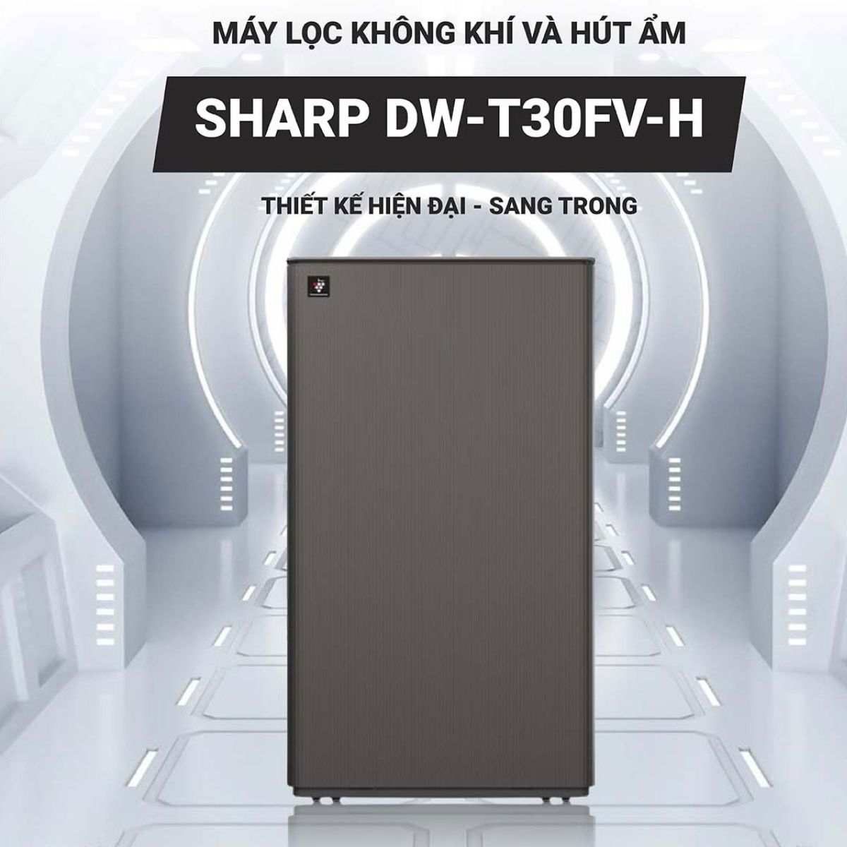 Máy hút ẩm và lọc không khí Sharp DW-T30FV-H 30L — ảnh 6