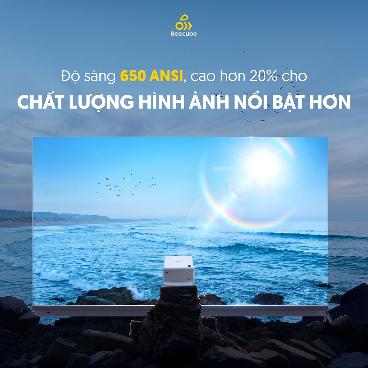 Máy chiếu mini Beecube X2 Max Gen 6 Netflix Full HD — ảnh 7