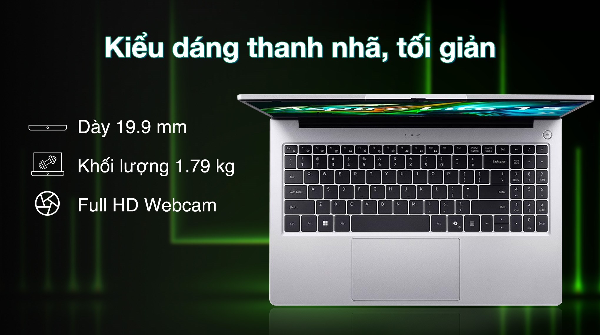 Acer Aspire Lite 15 AL15 72P 581V i5 13500H (NX.D4CSV.001) - Thiết kế