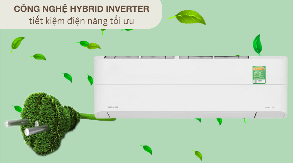 Máy lạnh Toshiba Inverter 1.5 HP RAS-H13Z2KCVG-V - Công nghệ tiết kiệm điện