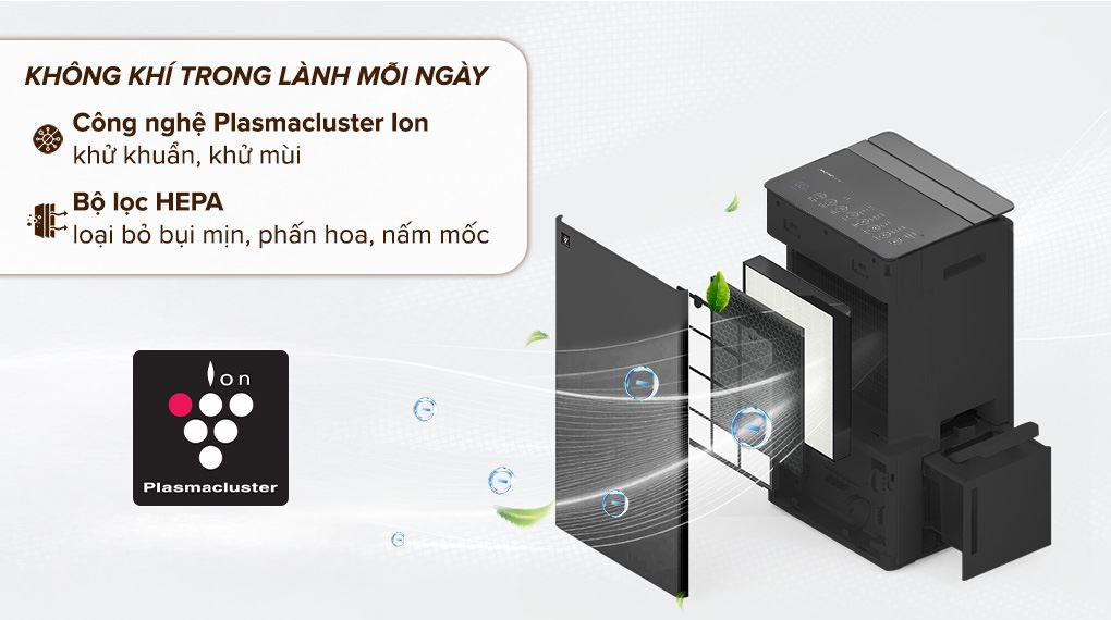 Máy hút ẩm Sharp DW-T30FV-H - Công nghệ