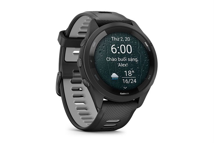 Garmin Forerunner 265 Music 46.1mm dây silicone — ảnh 4