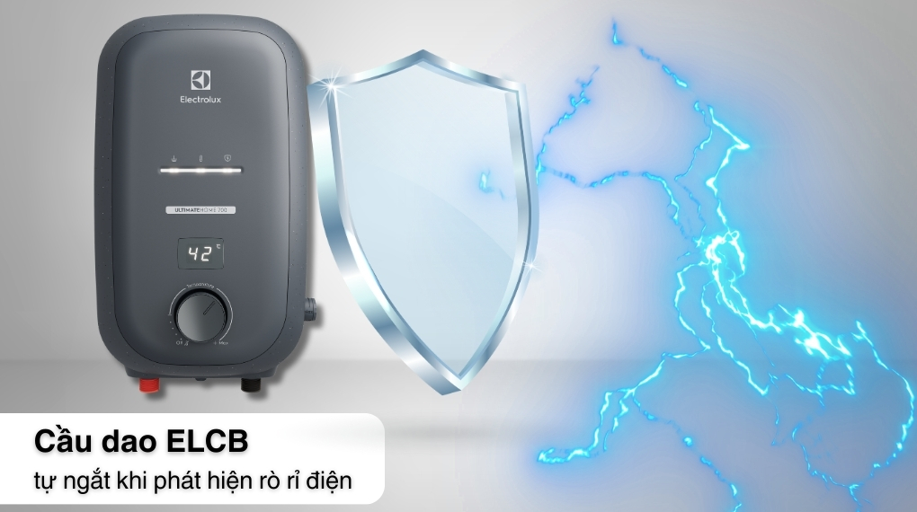 Máy nước nóng trực tiếp Electrolux 4500W EWE451RB-G6 - Các chế độ an toàn