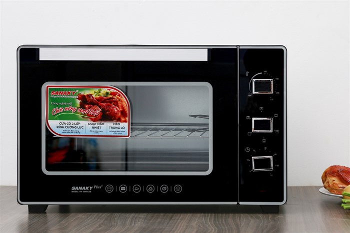Lò nướng thùng Sanaky 2000W VH5099S2D 50 lít — ảnh 2