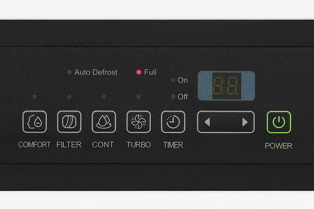 Máy hút ẩm Midea MDDP-30DEN7 - Bảng điều khiển