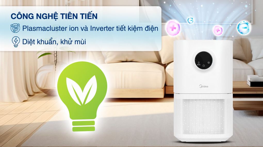 Máy lọc không khí Midea KJ300GVN 23W - Công nghệ