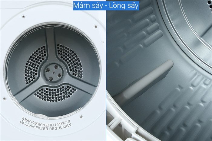 Máy sấy thông hơi Aqua 7 Kg AQH-V700FW — ảnh 8