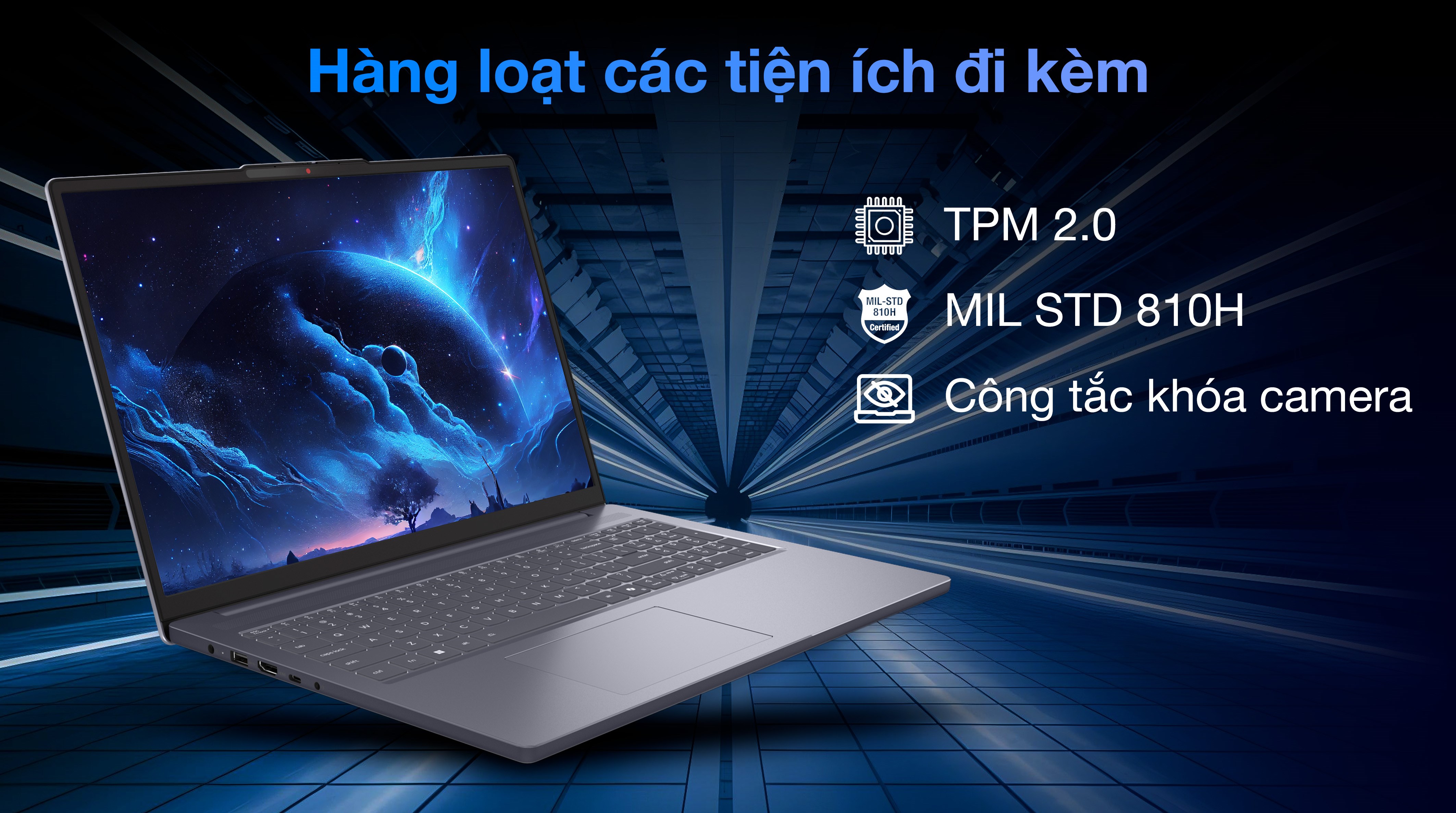 Lenovo Ideapad Slim 3 16IRH10 i5 13420H (83K20003VN) - Tiện ích