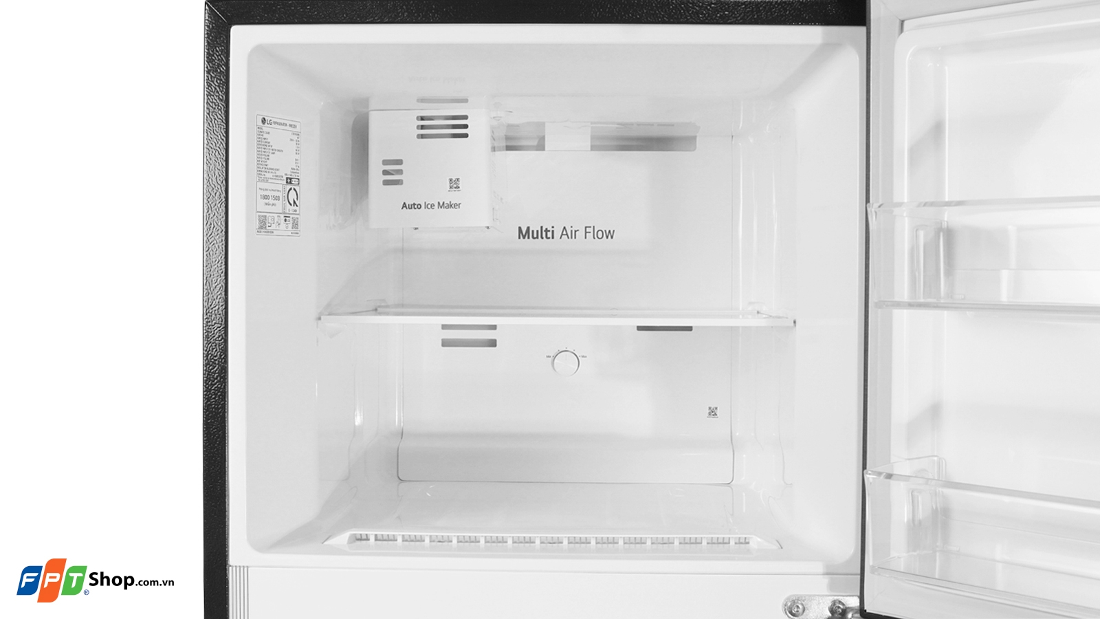Tủ lạnh ngăn đá trên LG Inverter 315 lít LTB31BLMA — ảnh 4