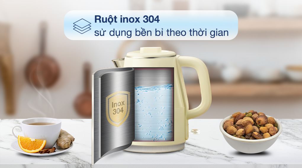 Bình đun siêu tốc Bear 2 lít KE-5H20B16 - Ruột bình