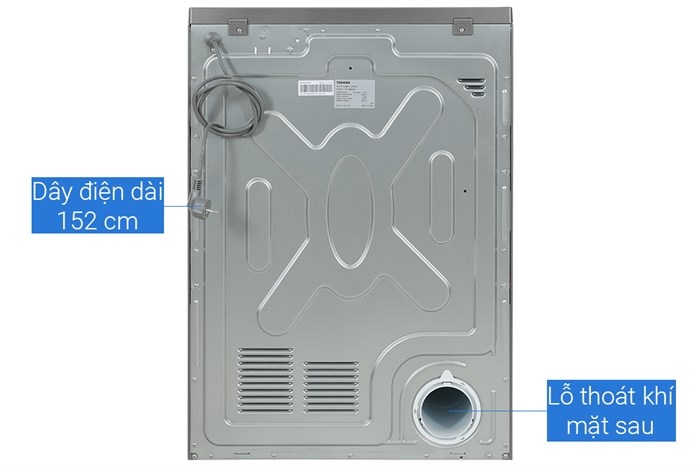 Máy sấy thông hơi Toshiba 7 Kg TD-H80SEV(SK) — ảnh 8