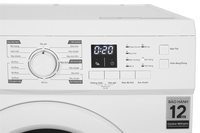 Máy sấy thông hơi Casper 7.2 kg TD-72VWD — ảnh 5