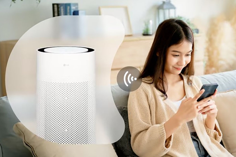 LG PuriCare Aero Hit AS35GGW10.ABAE điều khiển dễ dàng