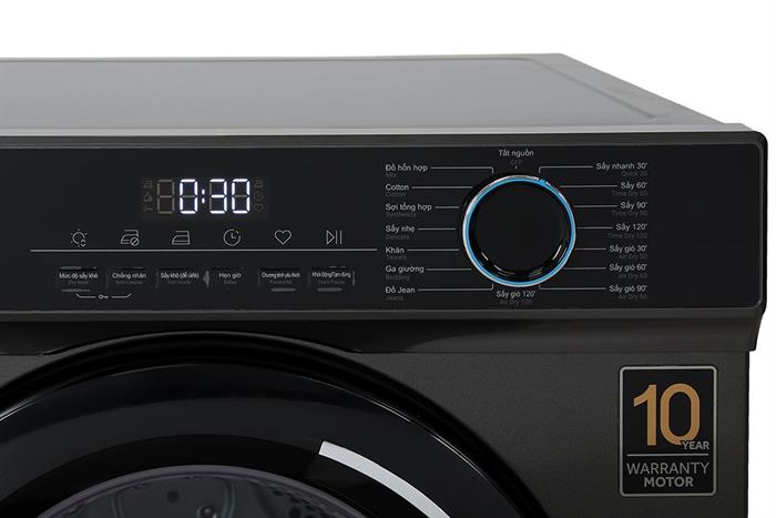 Máy sấy thông hơi Aqua 9 Kg AQH-V901K PS — ảnh 5