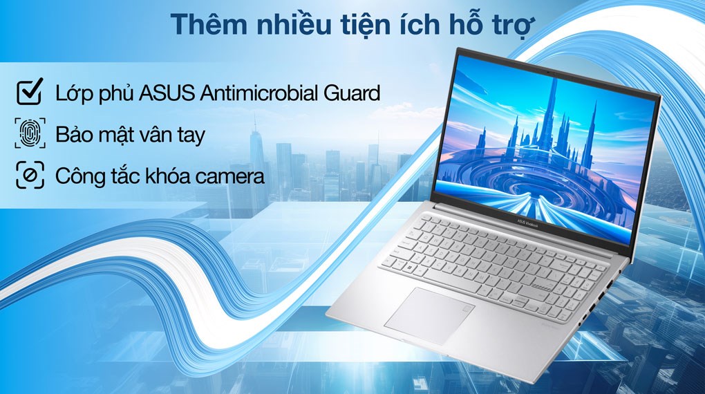 Asus Vivobook 15 X1504VA Core 5 120U (BQ185WS) - Tiện ích