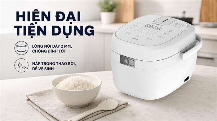 Nồi cơm điện cao tần Kangaroo 1.2 lít KGR12IH1 — ảnh 4
