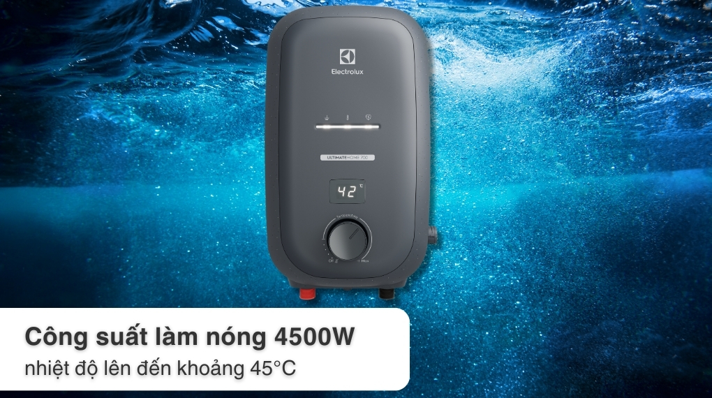 Máy nước nóng trực tiếp Electrolux 4500W EWE451RB-G6 - Đặc điểm làm nóng