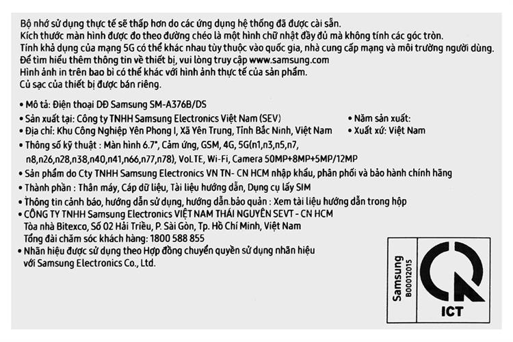 Samsung Galaxy A37 5G 6GB/128GB — ảnh 5
