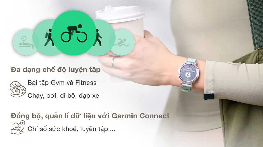 Garmin Lily 2 Classic 34mm dây vải - Tập luyện hiệu quả