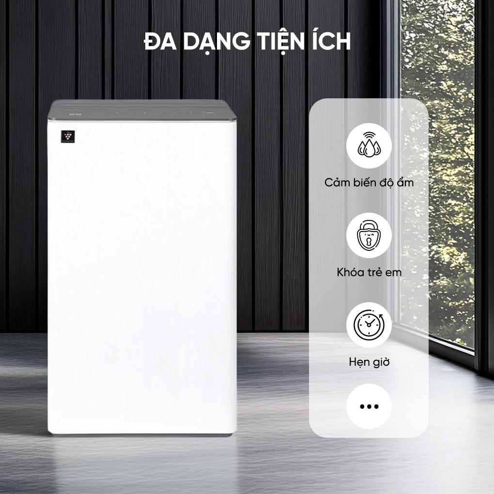 Máy hút ẩm Sharp DW-T30HV-W - Tiện ích