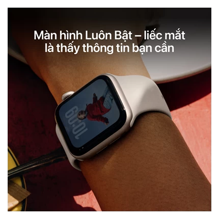 Apple Watch SE 3 GPS, 44mm Vỏ Nhôm Dây Cao Su dây M/L — ảnh 6
