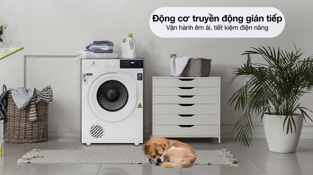 Động cơ - Máy sấy thông hơi Electrolux UltimateCare 8 kg EDV804H3WC