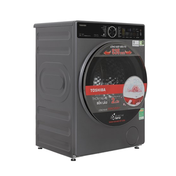 Máy giặt sấy Toshiba giặt 10.5kg sấy 7kg 2024 (TWD-T25BZU115MWV(MG)) — ảnh 4
