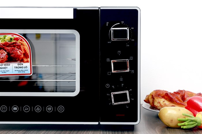 Lò nướng thùng Sanaky 1600W VH3599S2D 35 lít — ảnh 4