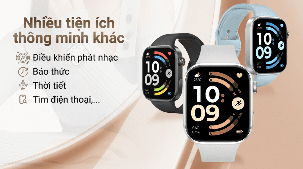 Xiaomi Redmi Watch 6 tích hợp hệ sinh thái tiện ích thông minh, hỗ trợ trọn vẹn mỗi ngày