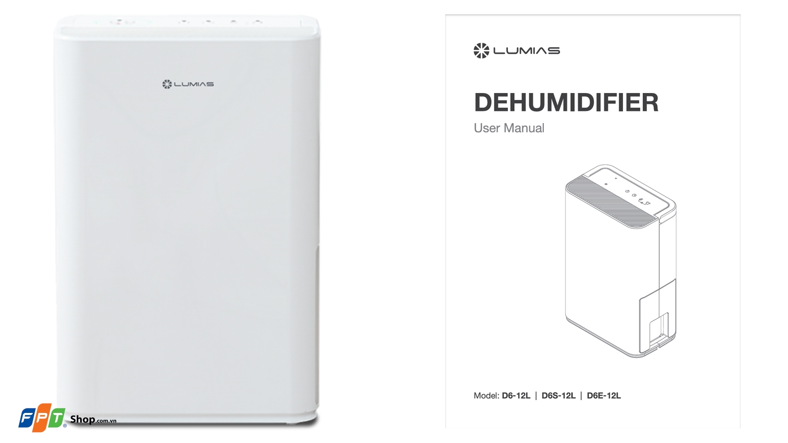 Máy hút ẩm 12 lít Lumias D6S-12L — ảnh 5