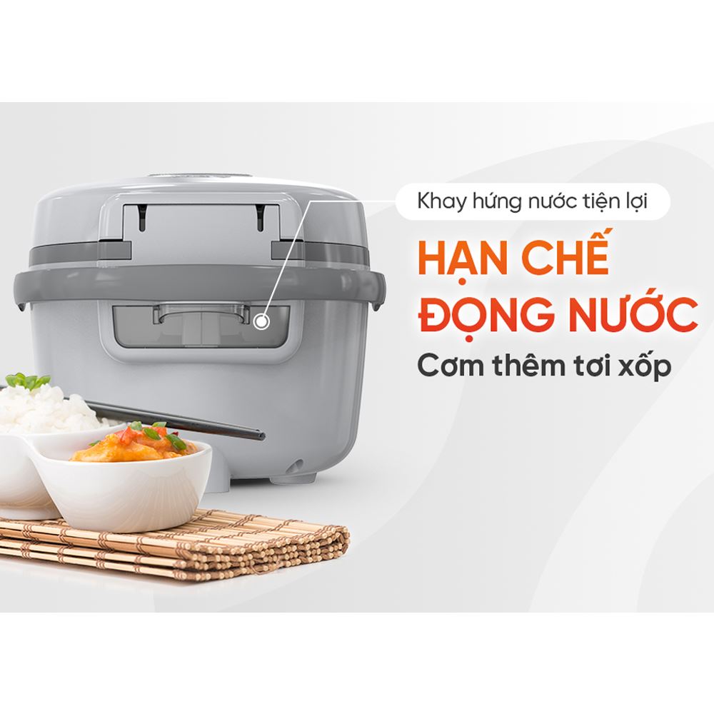 Nồi cơm điện tử Sunhouse 1.8 lít SHD8912 - Khay hứng nước